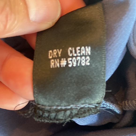 Adrianna Papell Steel Blue Petite Sleeveless Ruffled Dress - Picture 12 of 12